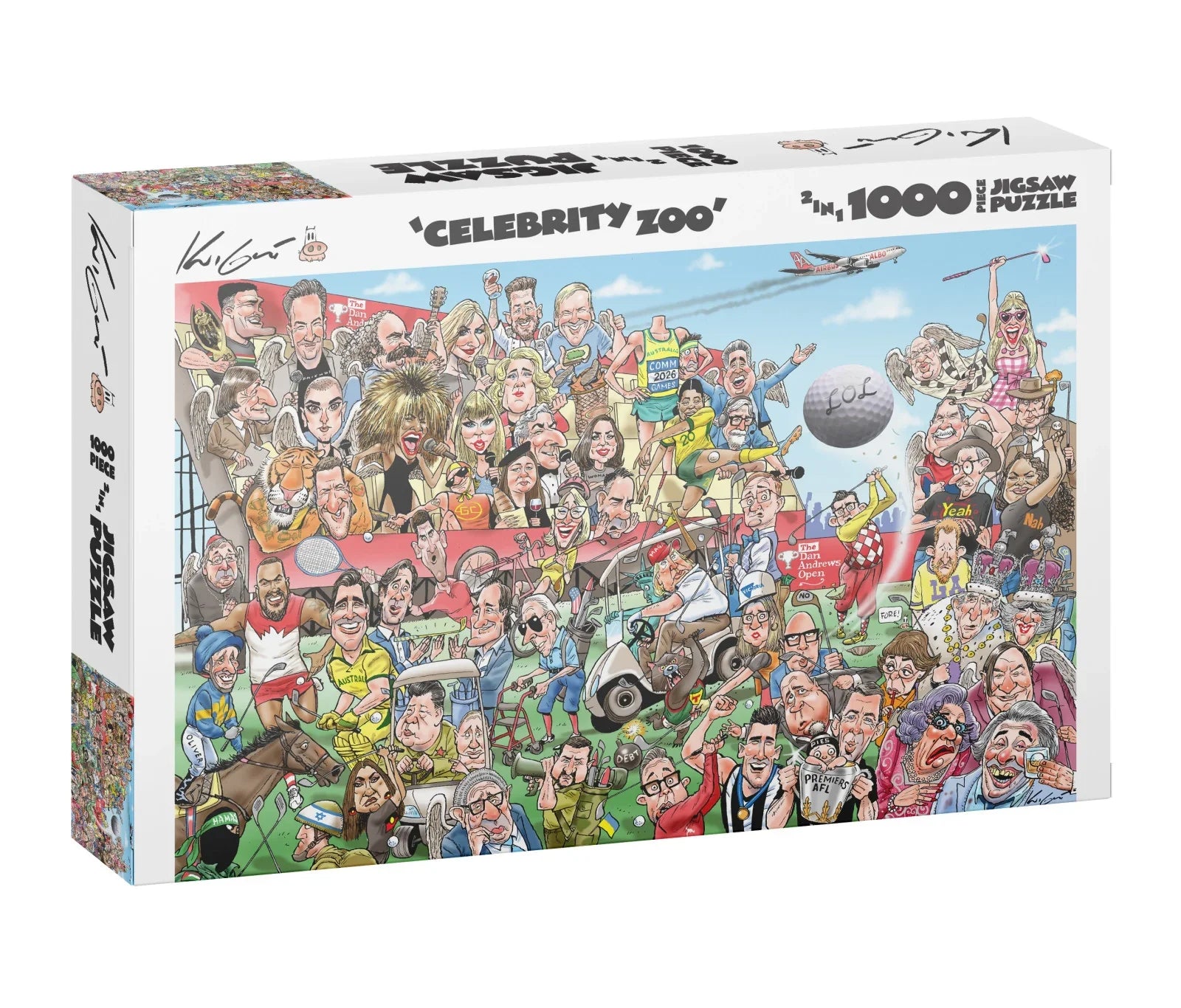 Mark Knight Celebrity Zoo #1 Puzzle 1