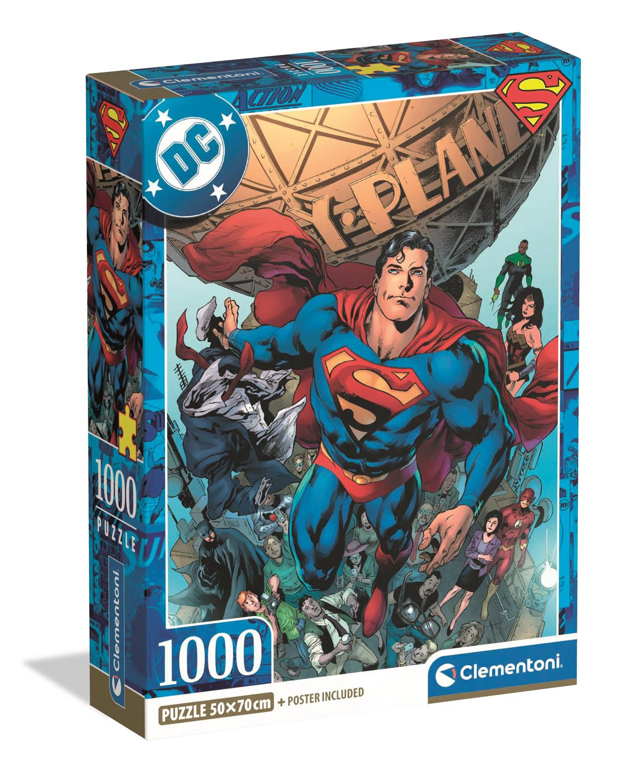 Clementoni Puzzle Superman Design 1 Poster Included 1