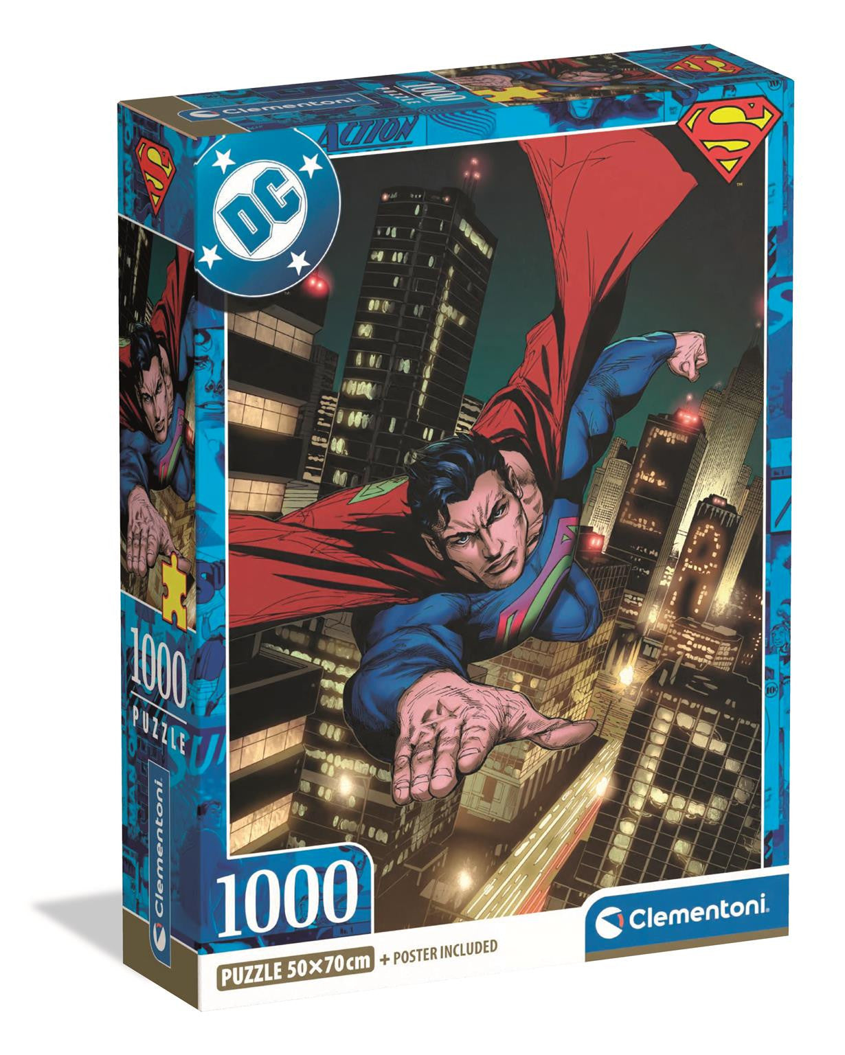 Clementoni Puzzle Superman Design 2 Poster Included 1