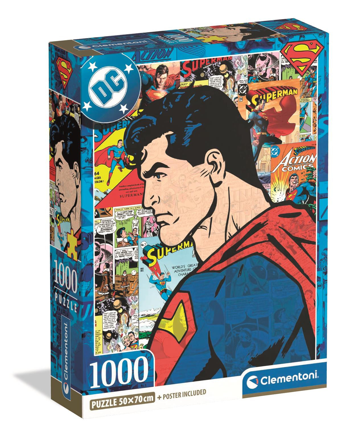 Clementoni Puzzle Superman Design 3 Poster Included 1