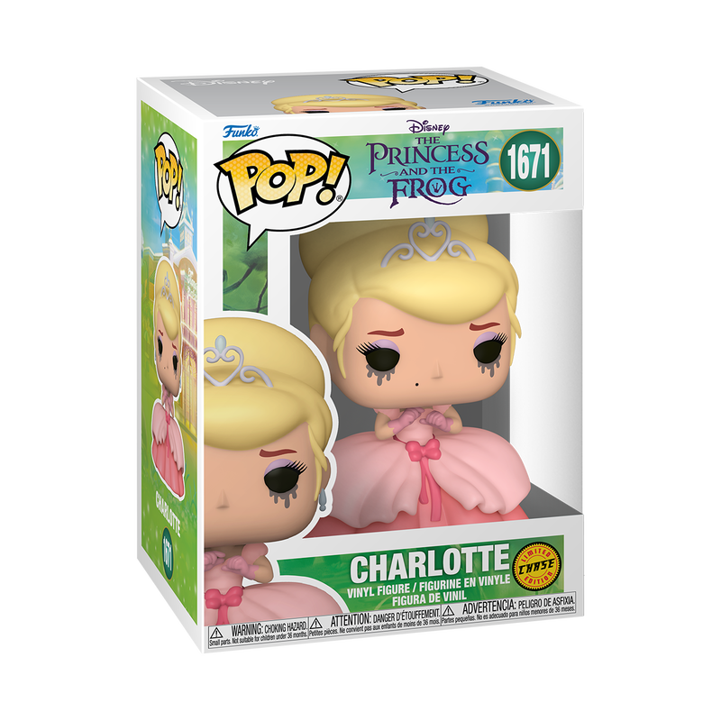 The Princess and The Frog - Charlotte Pop! Vinyl - Chase Bundle
