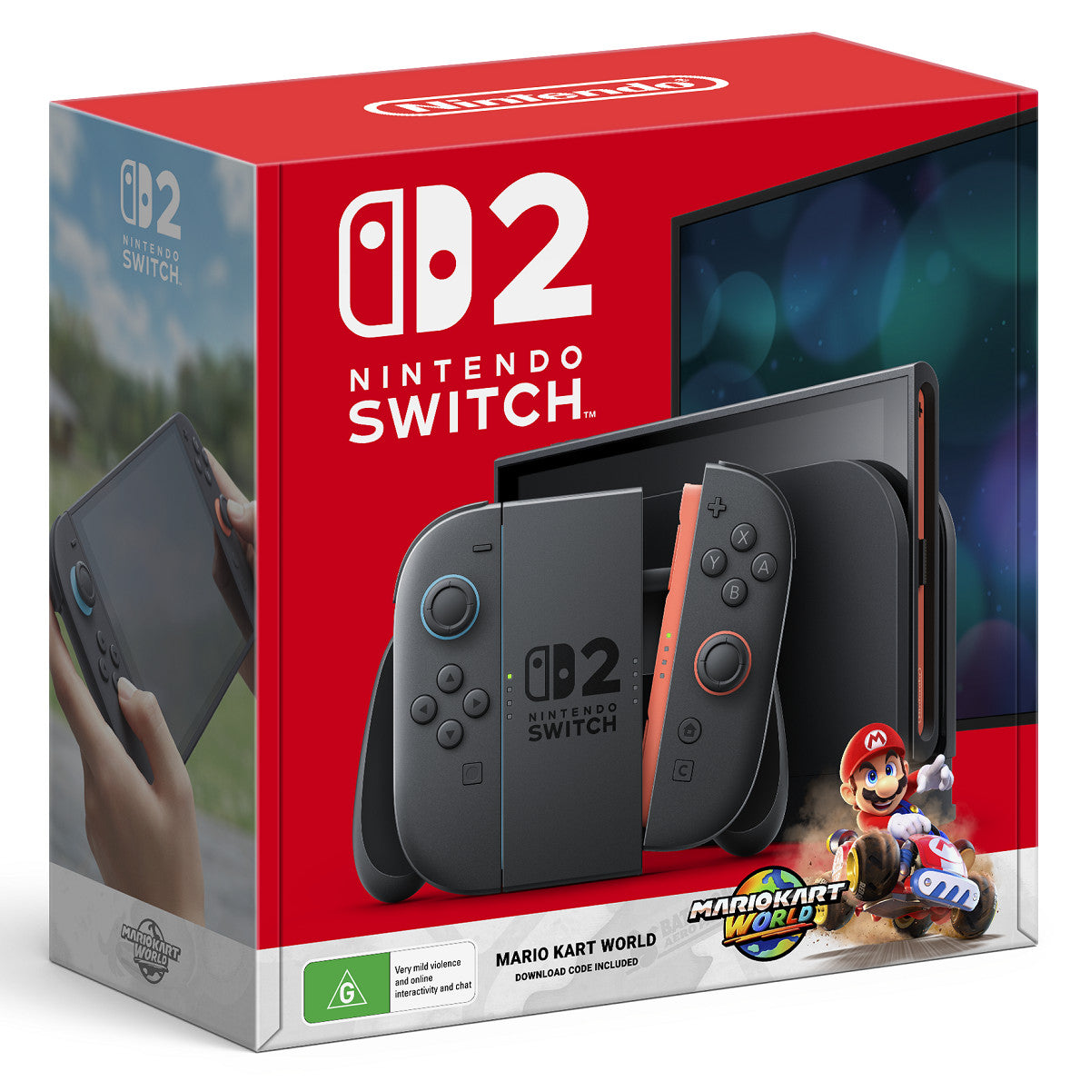 SW2 Nintendo Switch 2 + Mario Kart World Console Bundle