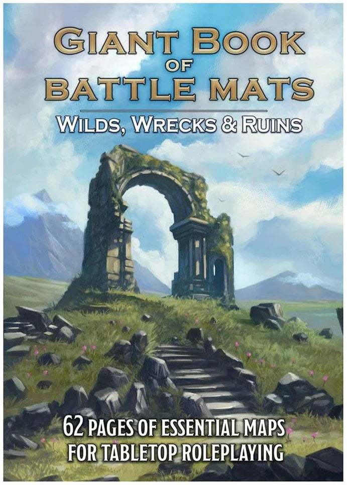 Giant Book of Battle Mats - Wilds Wrecks and Ruins