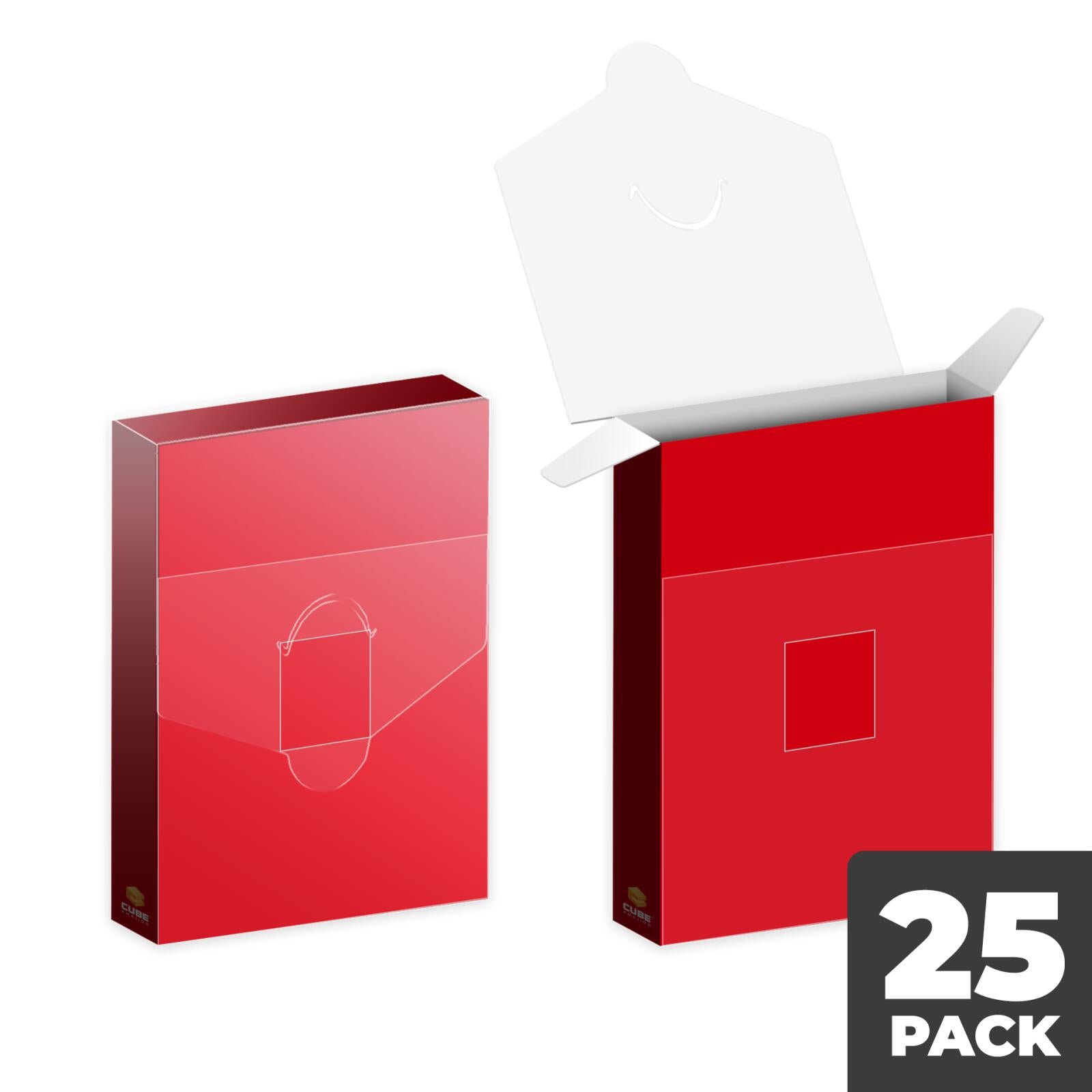Cubeamajigs Reusable Gaming Packs - Red (Set of 25)