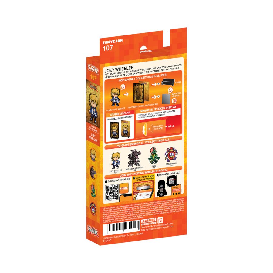 Figura de Joey Wheeler de 4.3" de Yu-Gi-Oh!