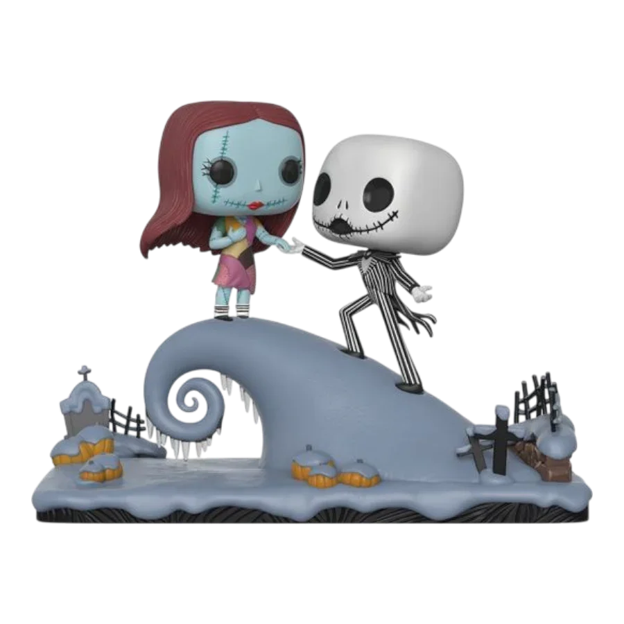 Pesadilla antes de Navidad: Jack y Sally en la colina Momentos de la película Pop! Vinilo
