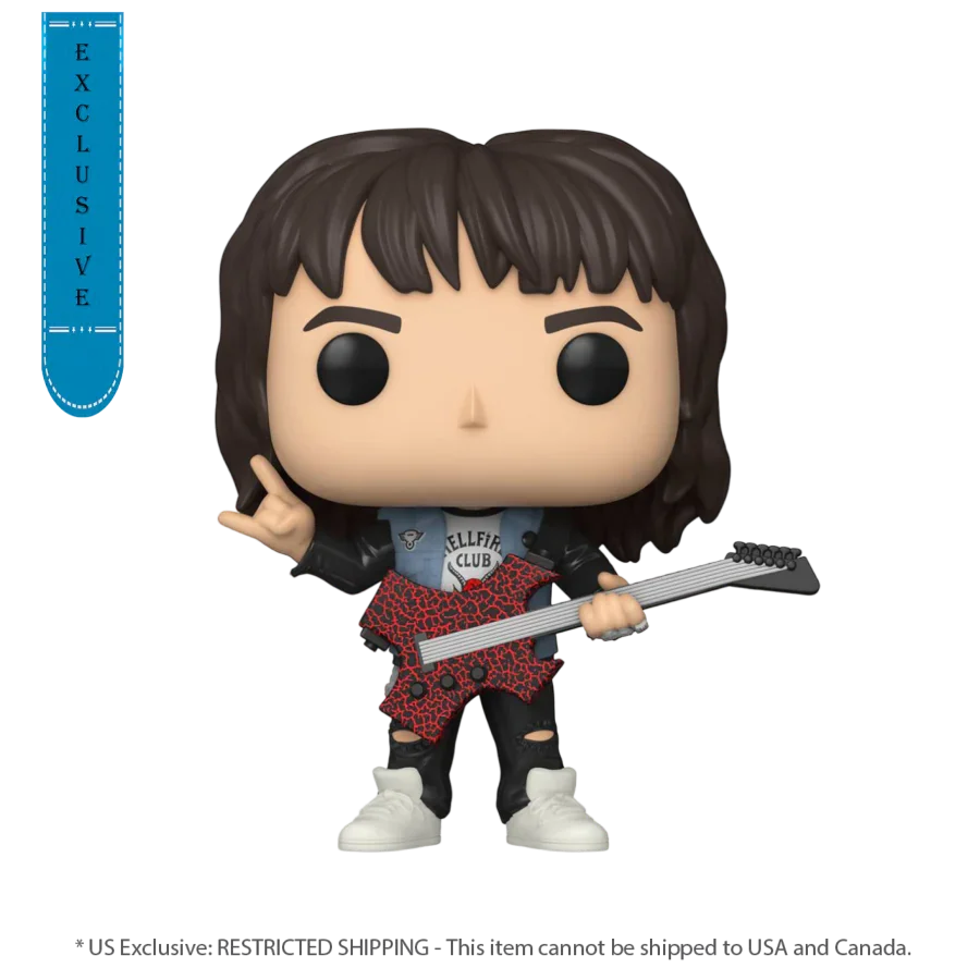 Stranger Things - Eddie with Guitar US Exclusive Pop! Vinyl [RS]