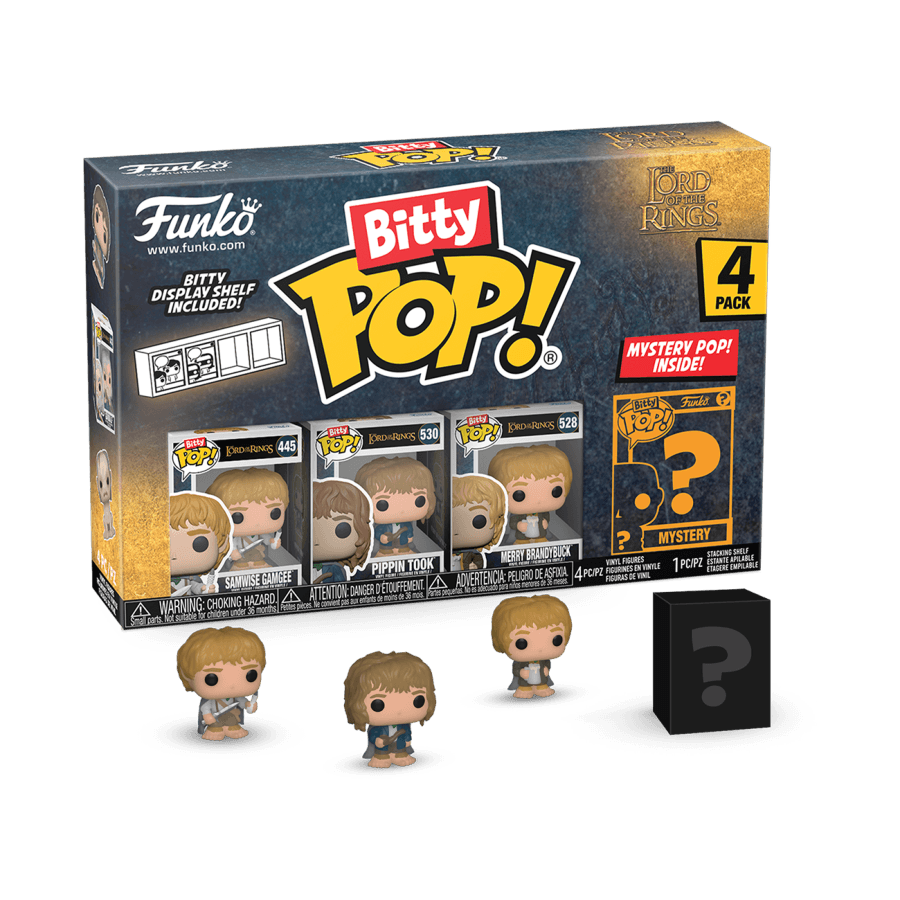 FUN75458 The Lord of the Rings - Samwise Bitty Pop! 4-Pack - Funko - Titan Pop Culture