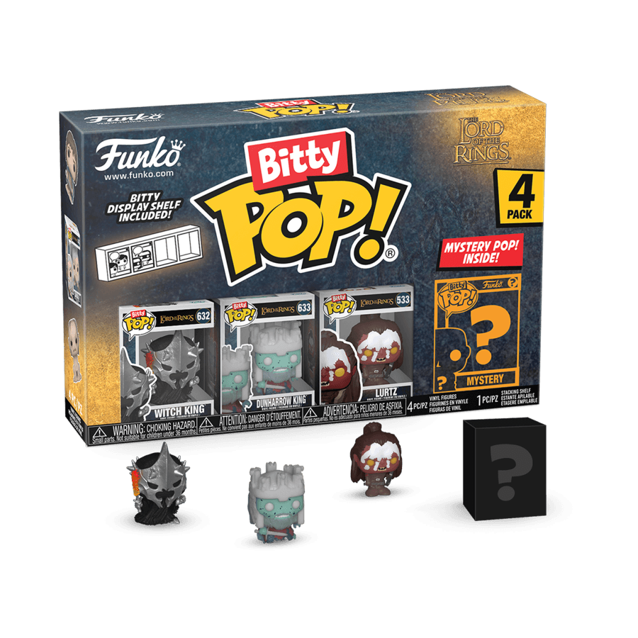 FUN75459 The Lord of the Rings - Witch King Bitty Pop! 4-Pack - Funko - Titan Pop Culture
