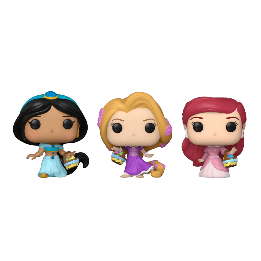 Disney - Rapunzel, Ariel, Jasmine Carrot Pocket Pop! 3-Pack