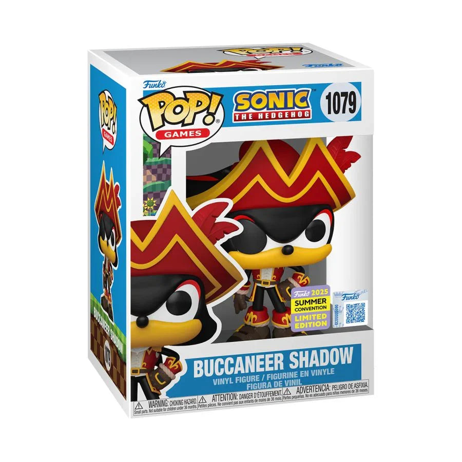 Sonic the Hedgehog - Buccaneer Shadow (SDCC 2025) Vinilo Pop! Exclusivo [RS]