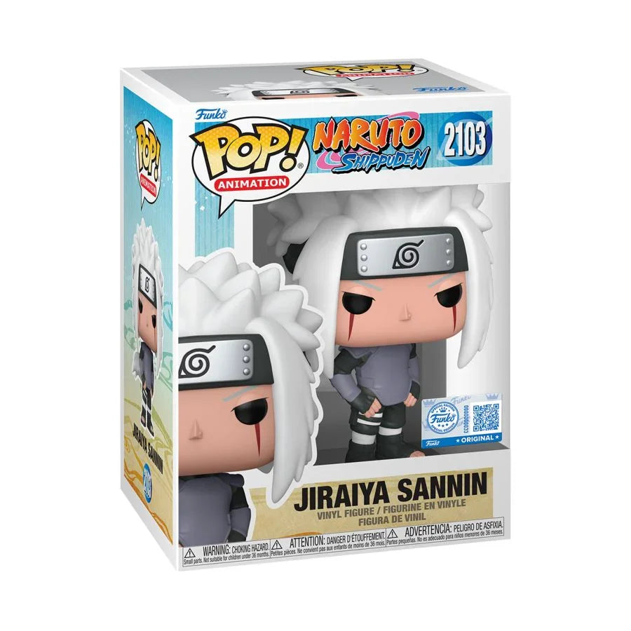Naruto - Jiraiya (Sannin) Vinilo Pop! Exclusivo para EE. UU. [RS]