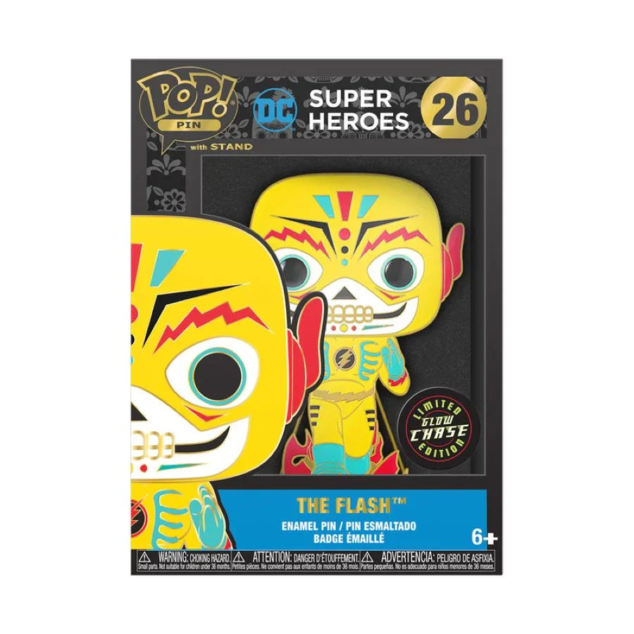 Pin Pop! de 4" de DC Comics: Día de Muertos de Flash
