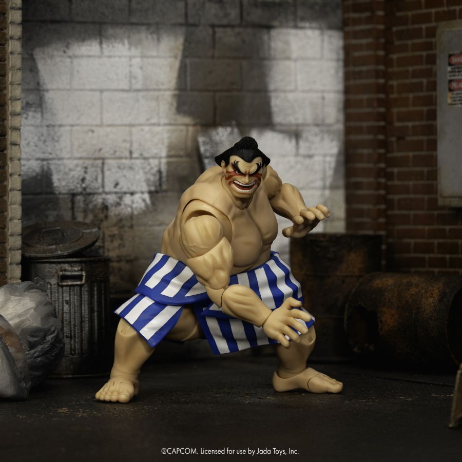 Street Fighter - Figura de acción de lujo de E. Honda de 6"