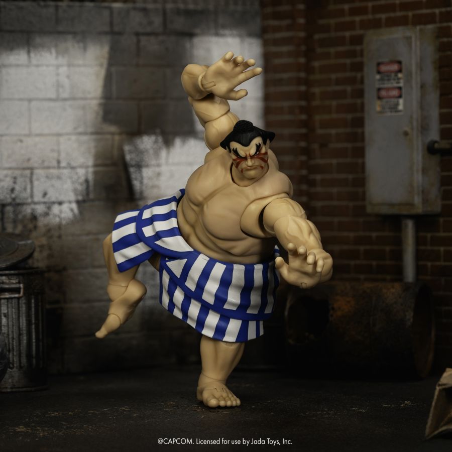 Street Fighter - Figura de acción de lujo de E. Honda de 6"