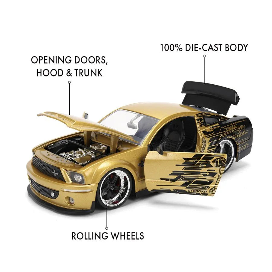 Big Time Muscle - 2008 Ford Mustang GT500KR 1:24 Scale Diecast Vehicle