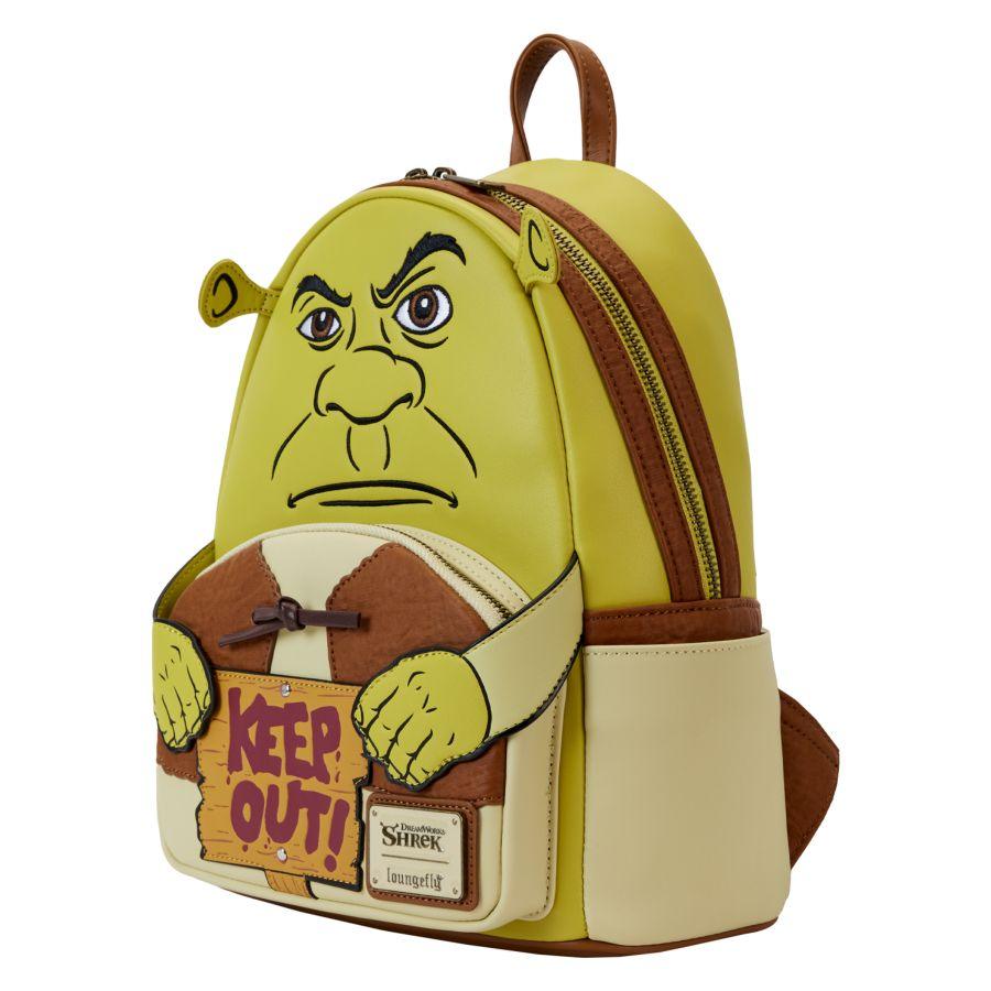 LOUDWBK0014 Shrek - Keep Out Cosplay Mini Backpack - Loungefly - Titan Pop Culture
