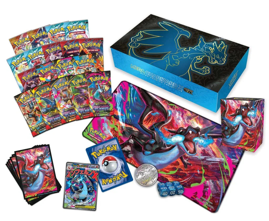 Pokémon TCG: Mega Charizard X ex Colección Ultra Premium