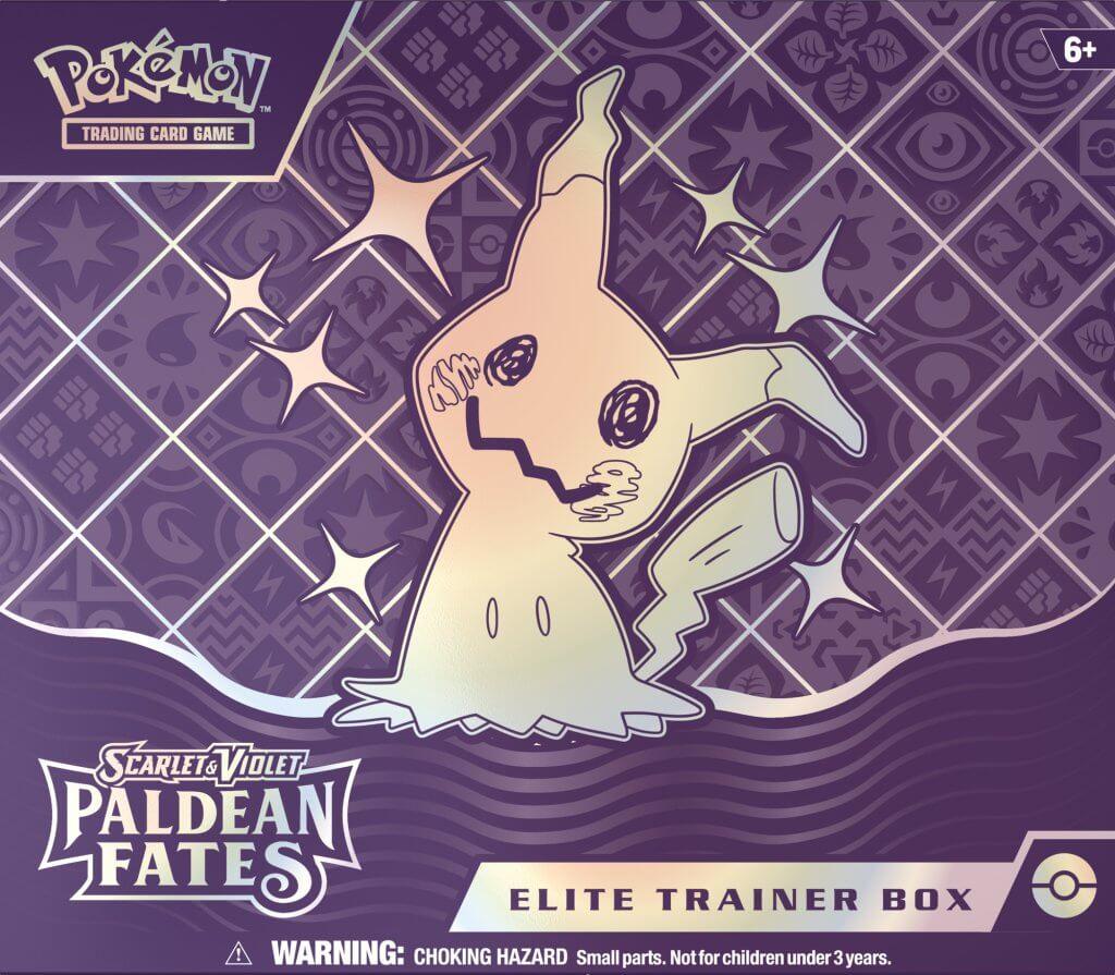 POKEMON TCG Scarlet & Violet 4.5 Paldean Fates Elite Trainer Box
