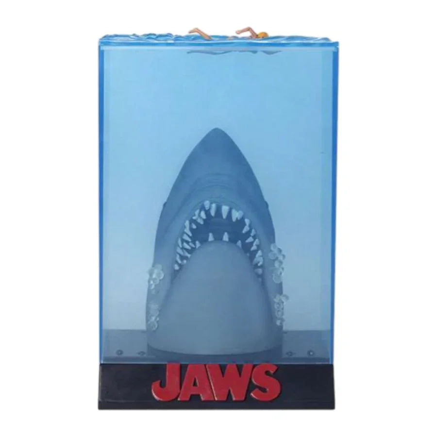 Jaws - Light Up 50th Anniversary 3D Movie Poster Diorama