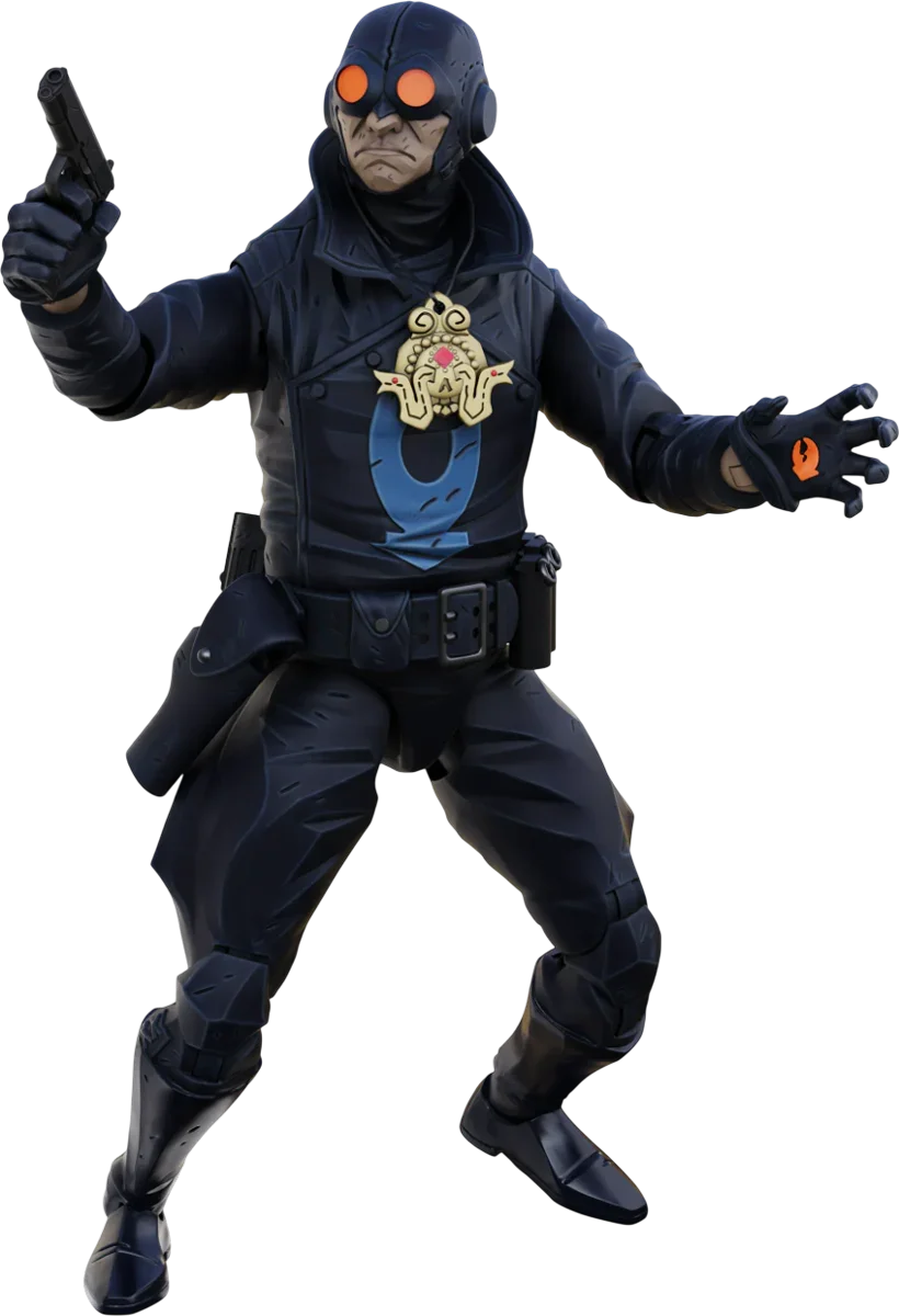 Hellboy - Lobster Johnson (The Iron Prometheus) 1:12 Scale Action Figure