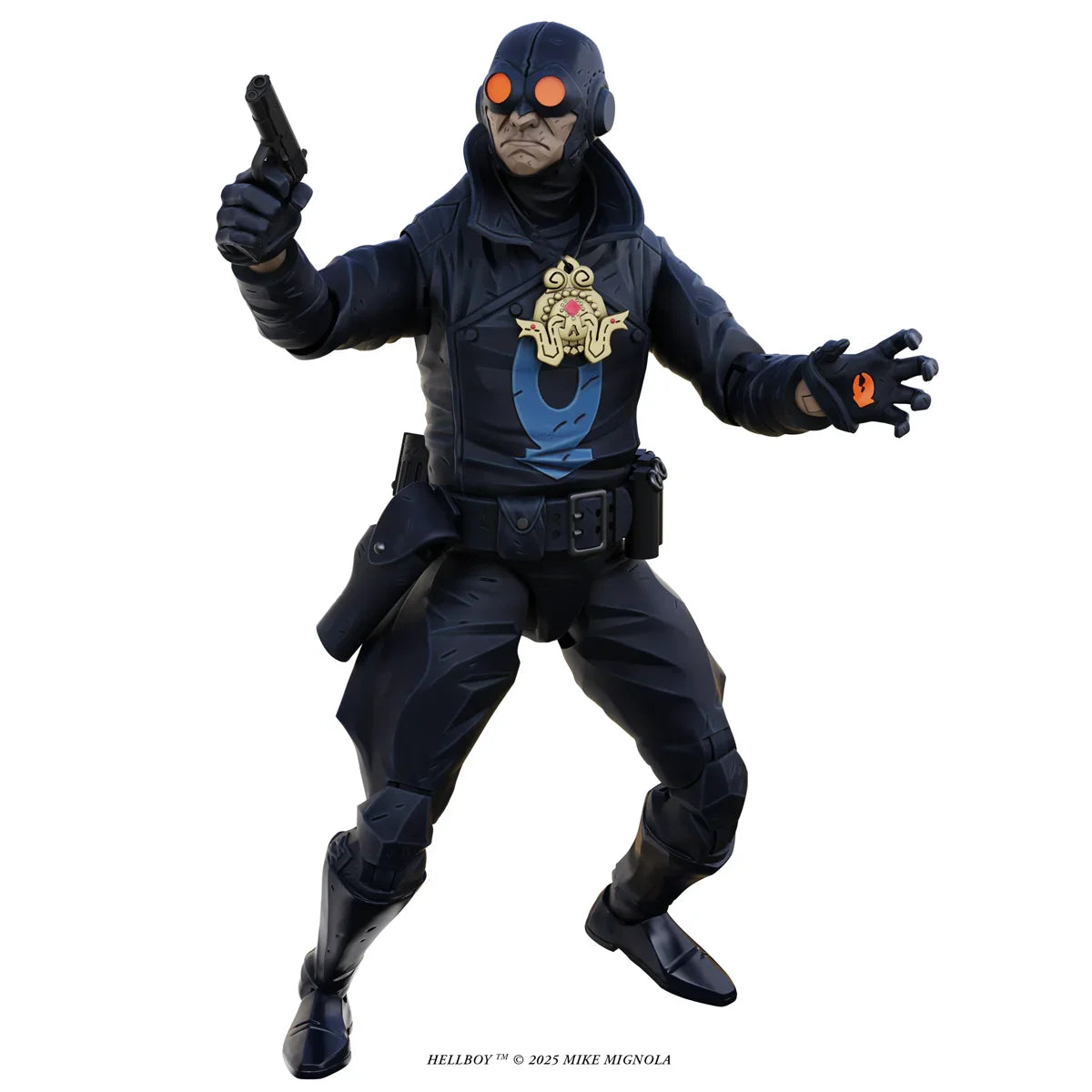 Figura de acción Hellboy - Lobster Johnson (El Prometeo de Hierro) a escala 1:12