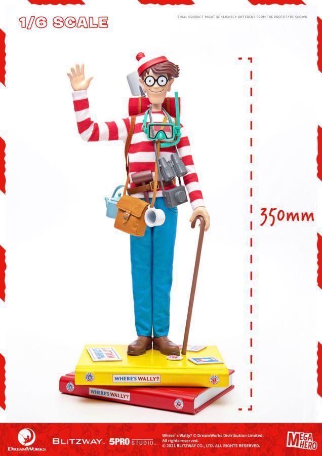 BLI5PRO-MG-20301 Where's Wally? - Wally 1:6 Scale 12" Action Figure - Blitzway - Titan Pop Culture