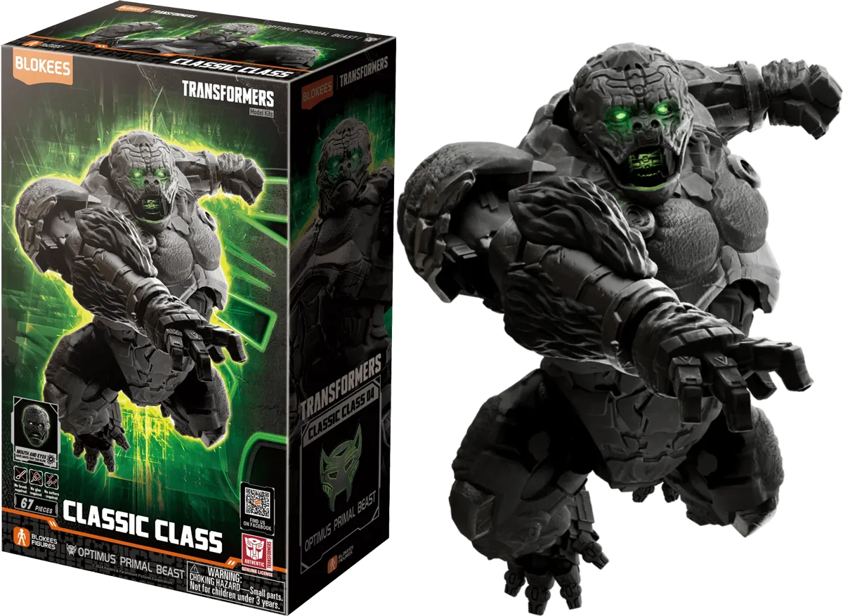 BLO71144 Transformers: Rise of the Beasts - Optimus Primal (Beast Mode) Classic Class Model Kit - Blokees - Titan Pop Culture