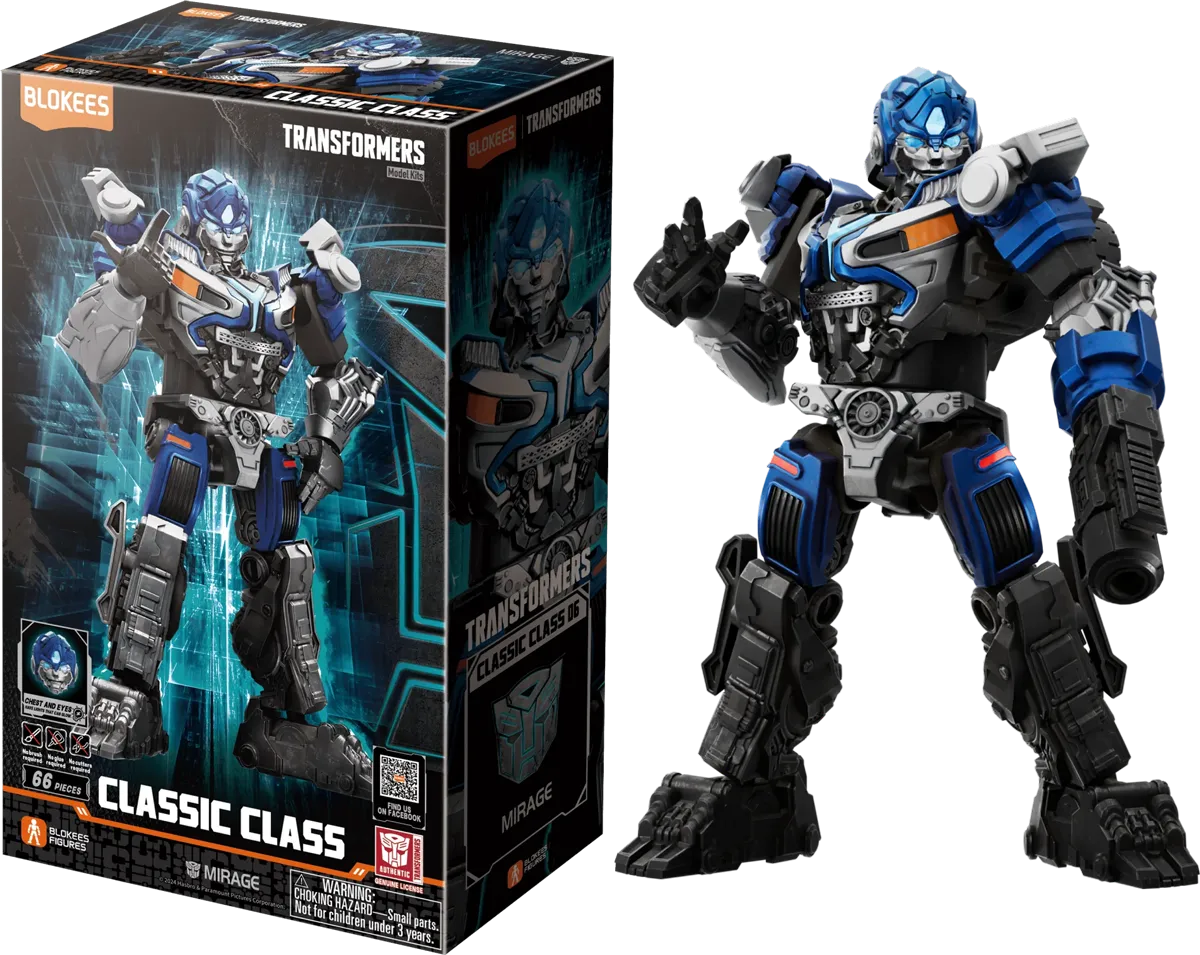 BLO71151 Transformers: Rise of the Beasts - Mirage Classic Class Model Kit - Blokees - Titan Pop Culture