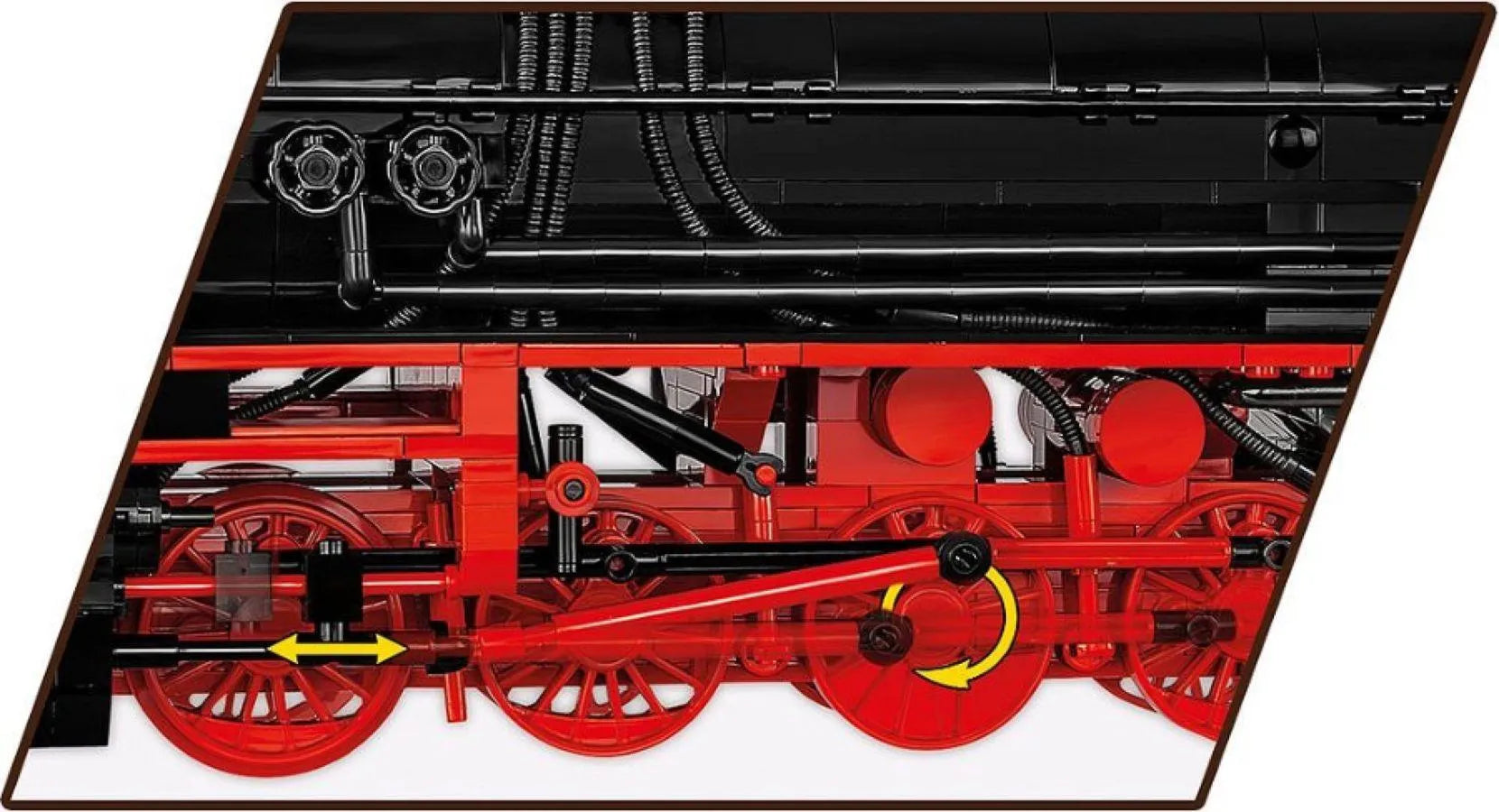 COB6283 Trains - DR BR 52/TY2 Steam Locomotive 1:35 Scale [1723 Pcs] - Cobi - Titan Pop Culture