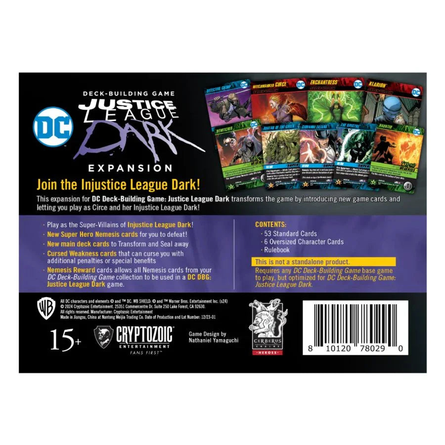 DC Comics - Justice League Dark Deck-Building Game [Expansion Set]