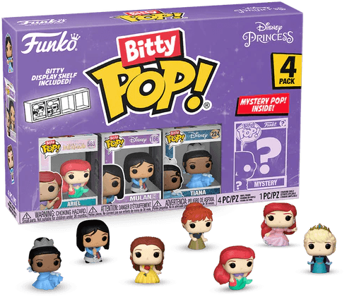 Disney Princess - Ariel Bitty Pop! 4-Pack Bitty Pop! 4-Pack by Funko | Titan Pop Culture