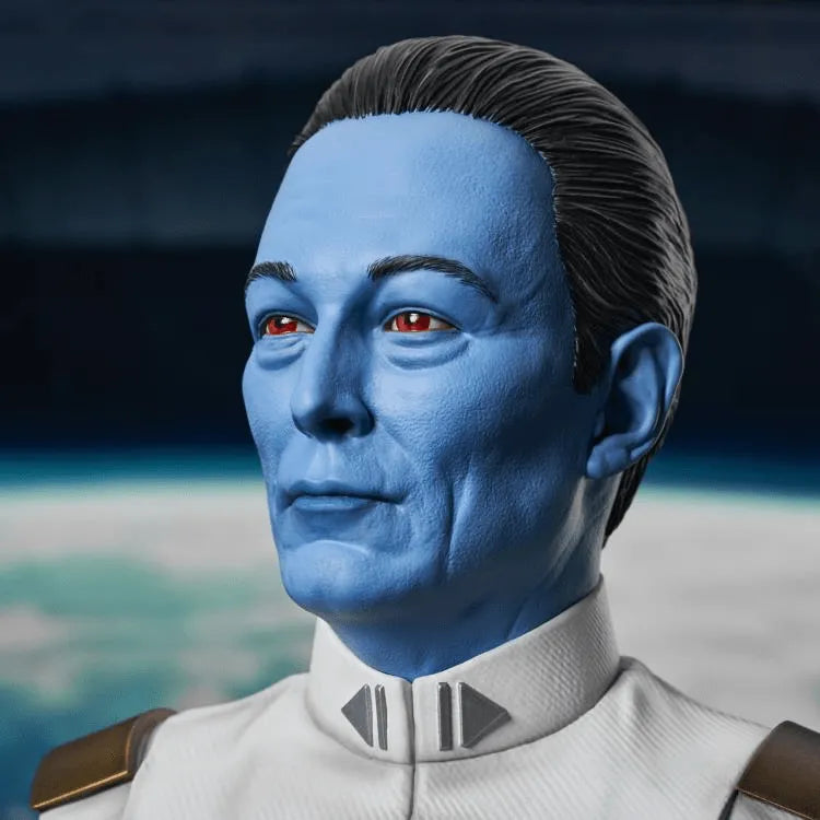 DSTNOV232006 Star Wars : Ahsoka (TV) - Grand Admiral Thrawn 1:2 Scale Bust - Diamond Select Toys - Titan Pop Culture