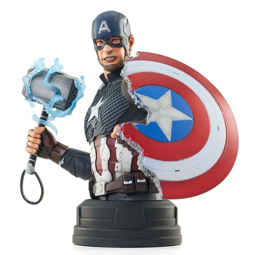 DSTOCT222359 Avengers 4: Endgame - Captain America 1:6 Scale Bust - Diamond Select Toys - Titan Pop Culture