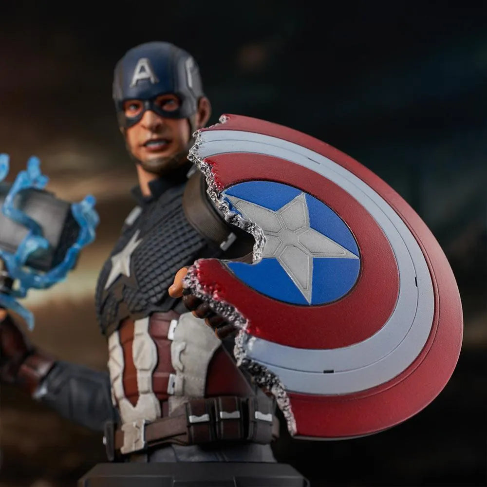 DSTOCT222359 Avengers 4: Endgame - Captain America 1:6 Scale Bust - Diamond Select Toys - Titan Pop Culture
