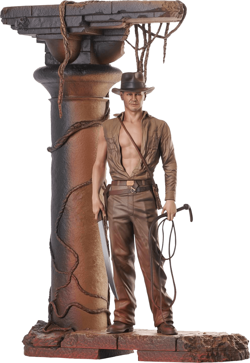 DSTOCT232316 Indiana Jones: Temple of Doom - Indiana Jones Premier Statue - Diamond Select Toys - Titan Pop Culture