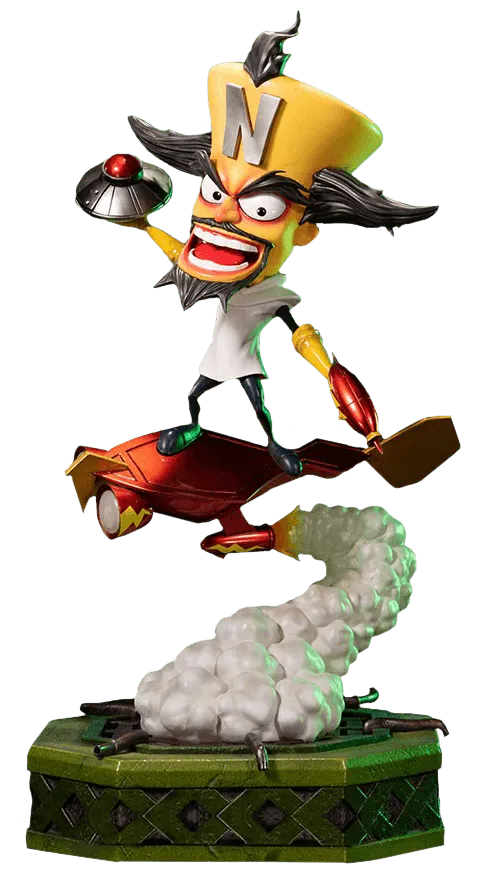 F4FDRNCST Crash Bandicoot - Dr Neo Cortex Statue - First 4 Figures - Titan Pop Culture
