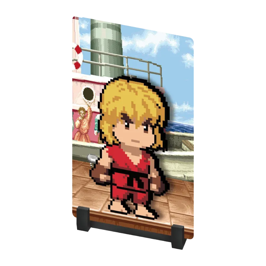 F4FFSF2KE01 Street Fighter 2 - Ken 4.3" FiGGYZ - First 4 Figures - Titan Pop Culture