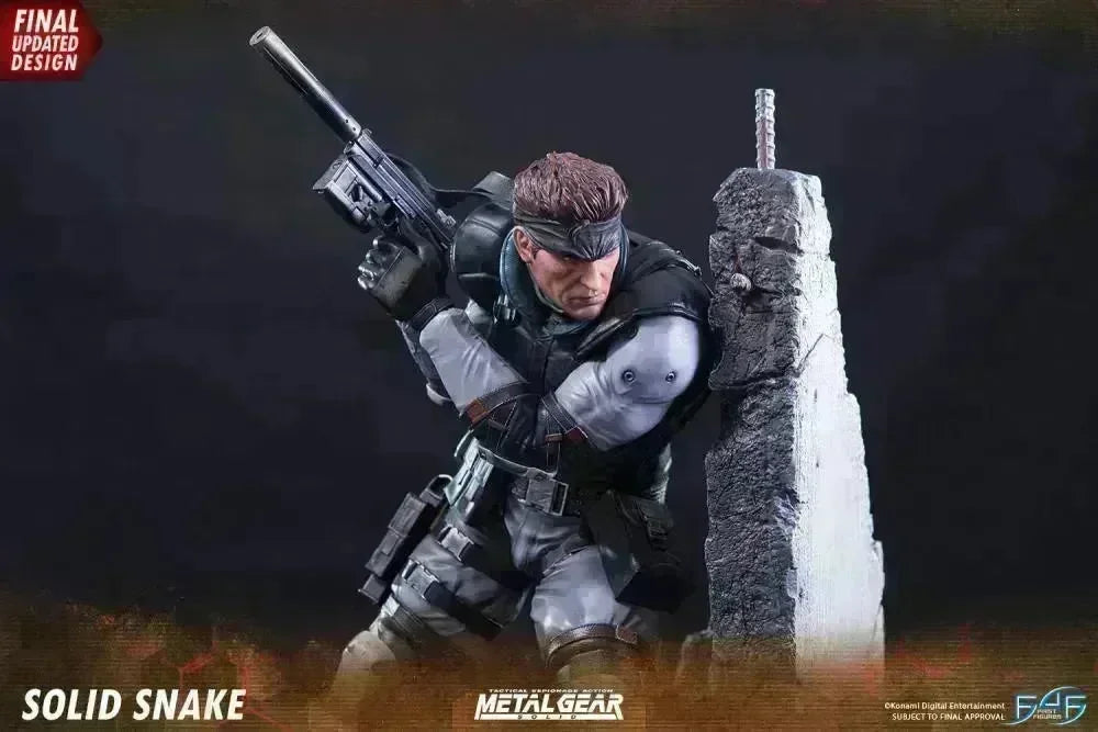 F4FMGSREG Metal Gear Solid - Solid Snake Statue - First 4 Figures - Titan Pop Culture