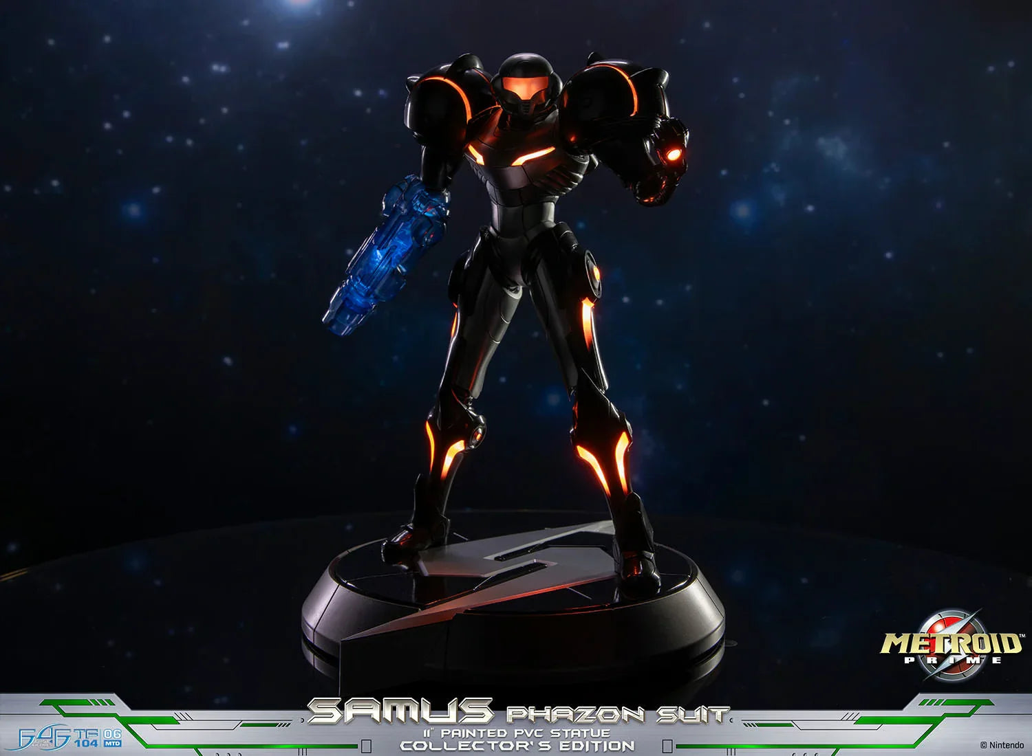 Metroid Prime - Estatua de PVC con traje de Samus Phazon (Edición de Coleccionista)