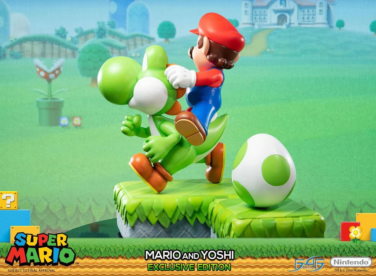 Super Mario - Mario And Yoshi (Exclusive Edition) 19" Statue