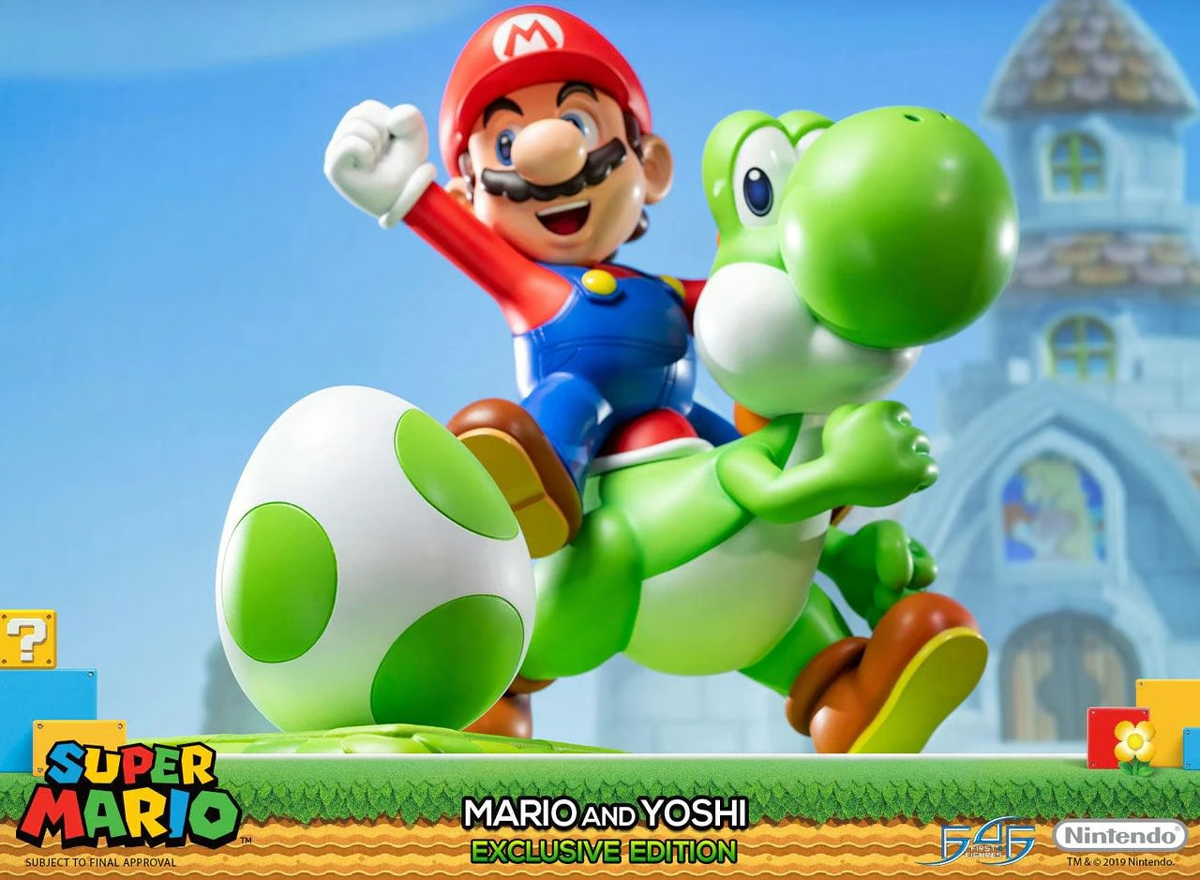 Super Mario - Mario And Yoshi (Exclusive Edition) 19" Statue