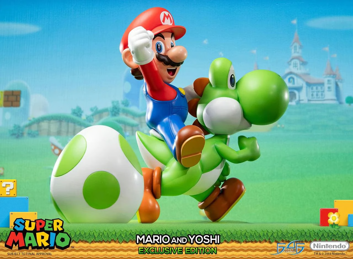Super Mario - Mario And Yoshi (Exclusive Edition) 19" Statue