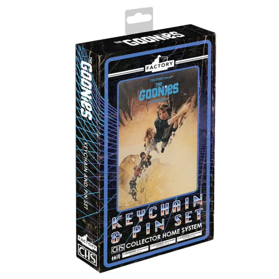 FAC408681 The Goonies - CHS Keychain & Pin Set - Factory Entertainment - Titan Pop Culture