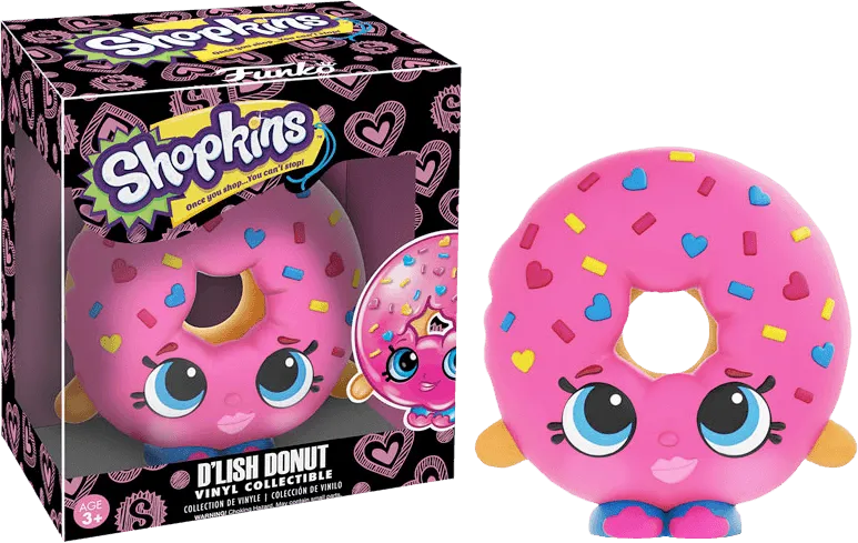 FUN10743 Shopkins - D'Lish Donut Vinyl Figure - Funko - Titan Pop Culture