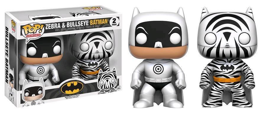 Batman - Bullseye & Zebra US Exclusive Pop! 2 Pack  Funko Titan Pop Culture