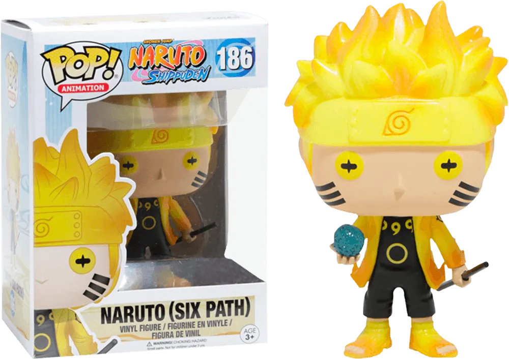 FUN12999 Naruto Shippuden - Naruto (Six Path) Glow US Exclusive Pop! Vinyl - Funko - Titan Pop Culture