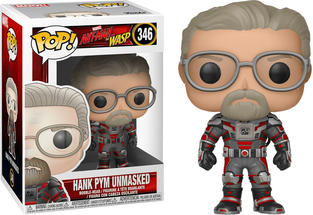 Ant-Man and the Wasp - Hank Pym Unmasked US Exclusive Pop! Vinyl Funko Titan Pop Culture