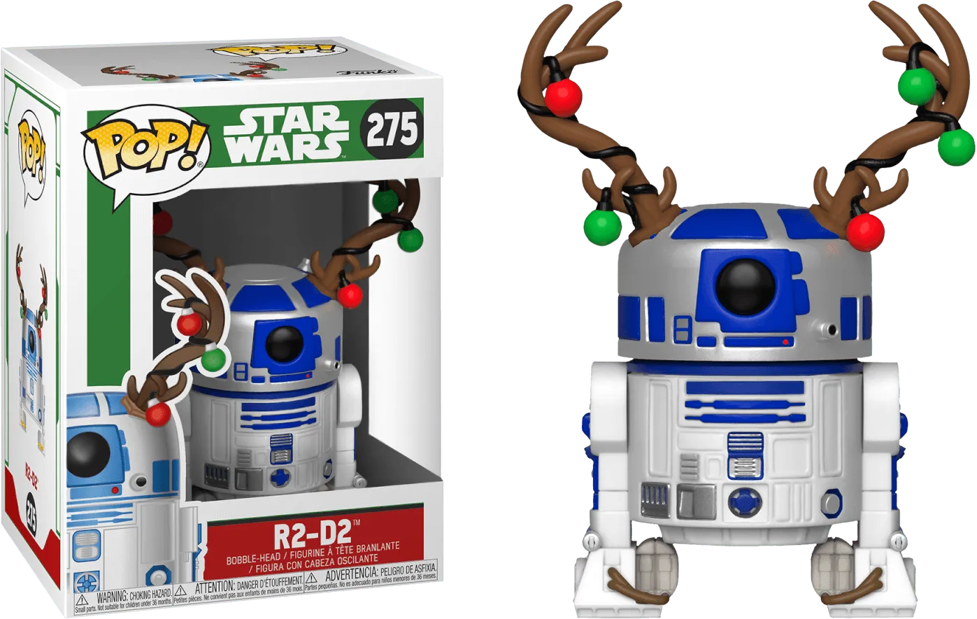 FUN33891 Star Wars - R2-D2 with Antlers Pop! Vinyl - Funko - Titan Pop Culture