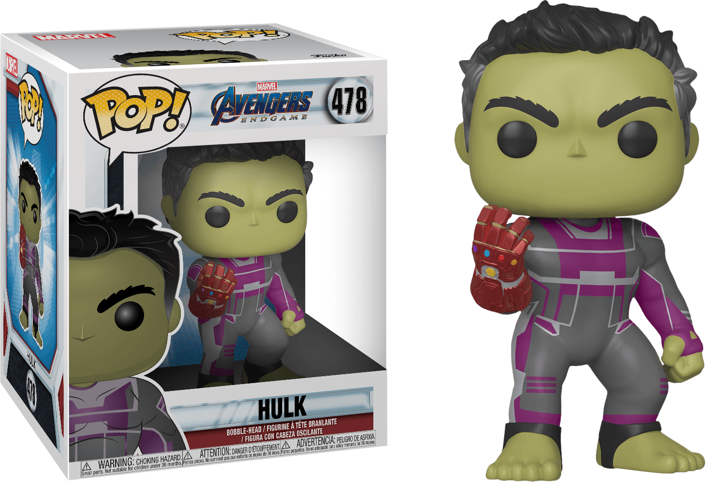 Avengers 4: Endgame - Hulk with Gauntlet 6" Pop! Vinyl Funko Titan Pop Culture